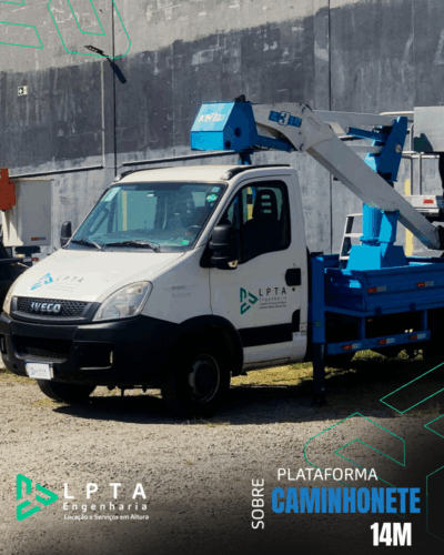 Plataforma Articulada sobre Caminhão 14 Metros